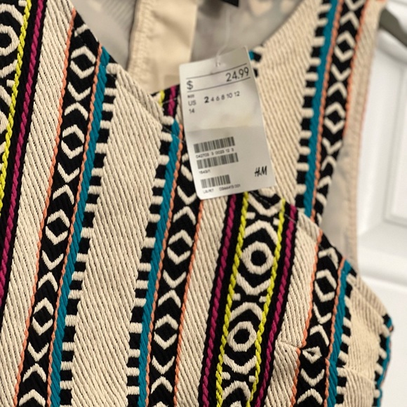 Eclectic Print H&M Crop Top NWT - Picture 2 of 6